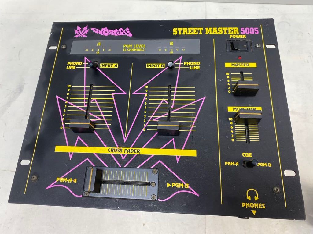 H2-1101411★ジャンク★VESTAX STREET NASTER 5005　DJミキサー　べスタックス_画像1