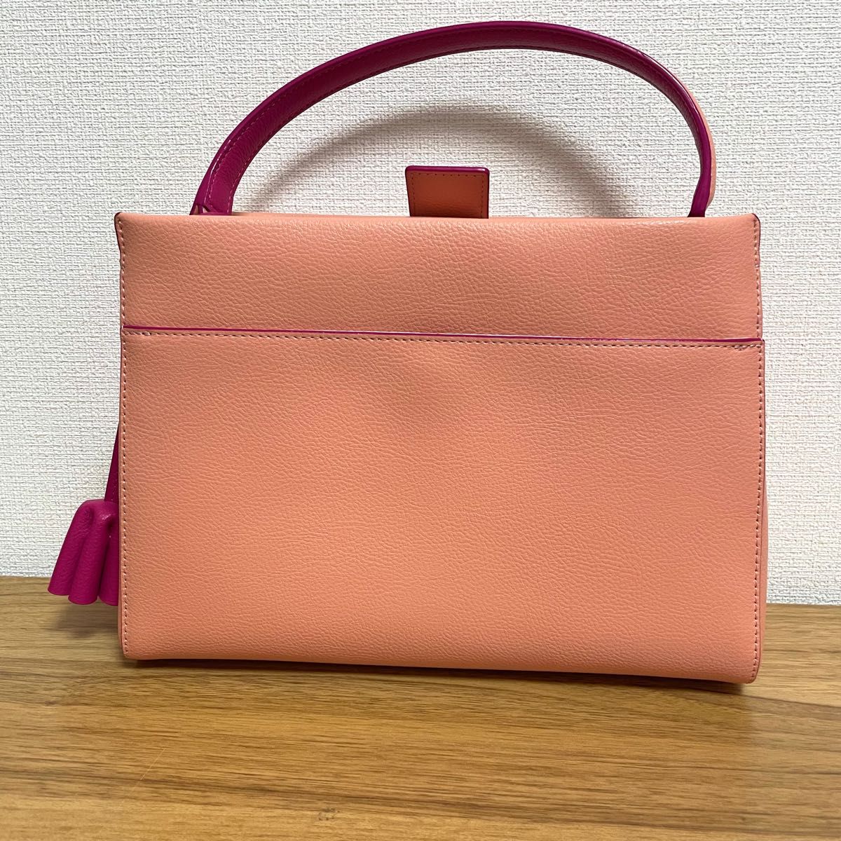 極美品】 agnes b 2way ショルダーバッグ ハンドバッグ ポーチ付