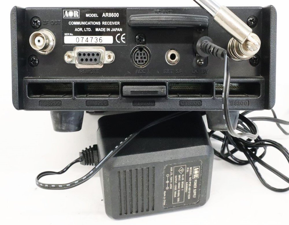 AOR AR8200 広帯域受信機 オールモード 美品 VI8200付属 Yahoo!オークション - 1円~ おたからや Y-A07544 AOR 広帯域