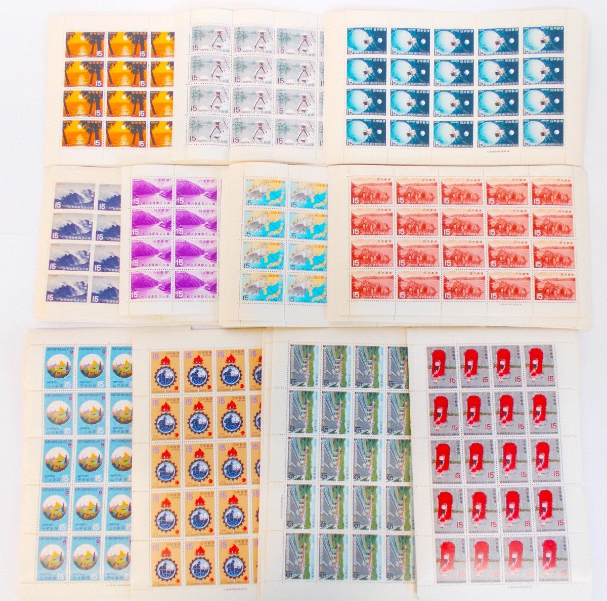 1円~おたからや◇U0940◇未使用シート切手 \15×20×200 \20×20×400