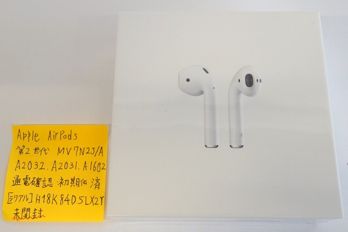 1 jpy ~.. from .*G0805 Apple Apple Airpods no. 2 generation MV7N2J