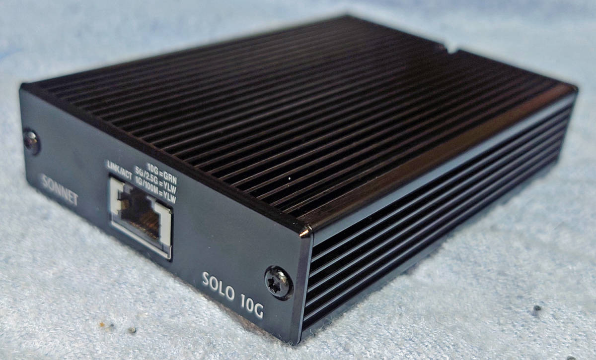 ※中古良品※ Sonnet Technologies ※SOLO10G-TB3 Solo 10G - Thunderbolt3接続 10GbE変換アダプター※送料無料※_画像2