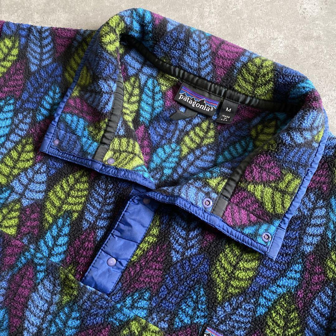90s ビンテージ patagonia パタゴニア Spears Leaf リーフ 総柄 90s ビンテージ patagonia パタゴニア Spears Leaf リーフ 総柄