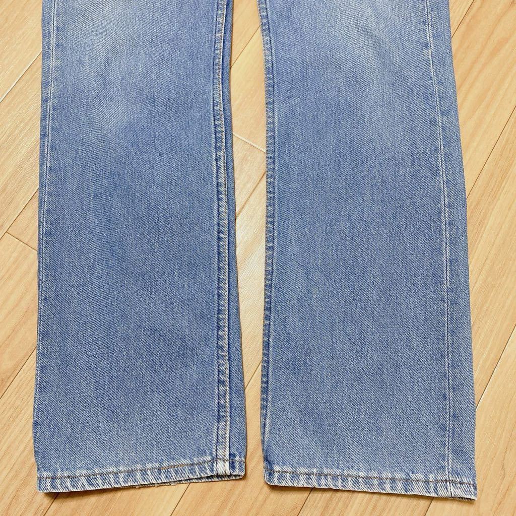 ■90s USA製 Levi's■501 デニム パンツ■w28赤文字 リーバイス アメリカ製 ビンテージ ジーンズ ストレート ボタン裏546メンズ レディース_画像5