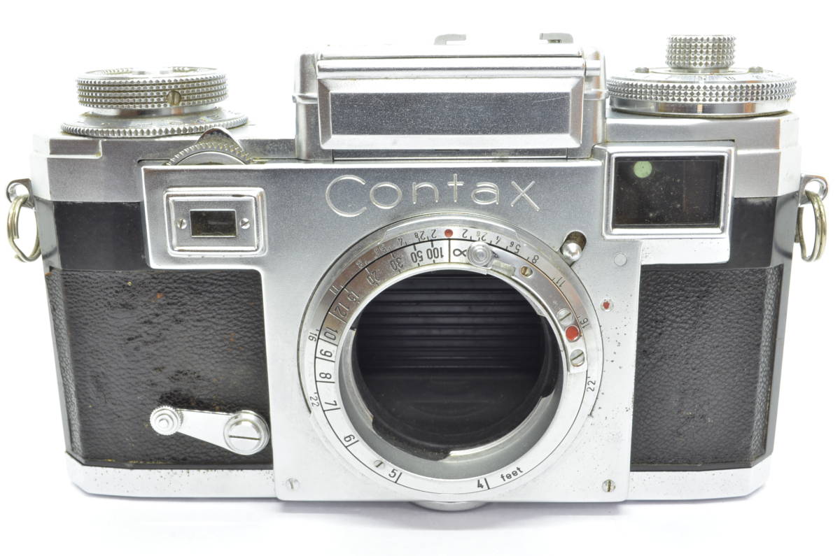 【外観並級以下】Contax III a Carl Zeiss Sonnar 50mm f/1.5　#t9392_画像9
