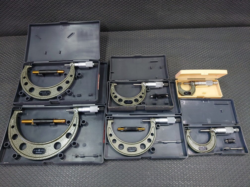 お買い得!】 Mitutoyo ミツトヨ 0~150mm マイクロメーター セット