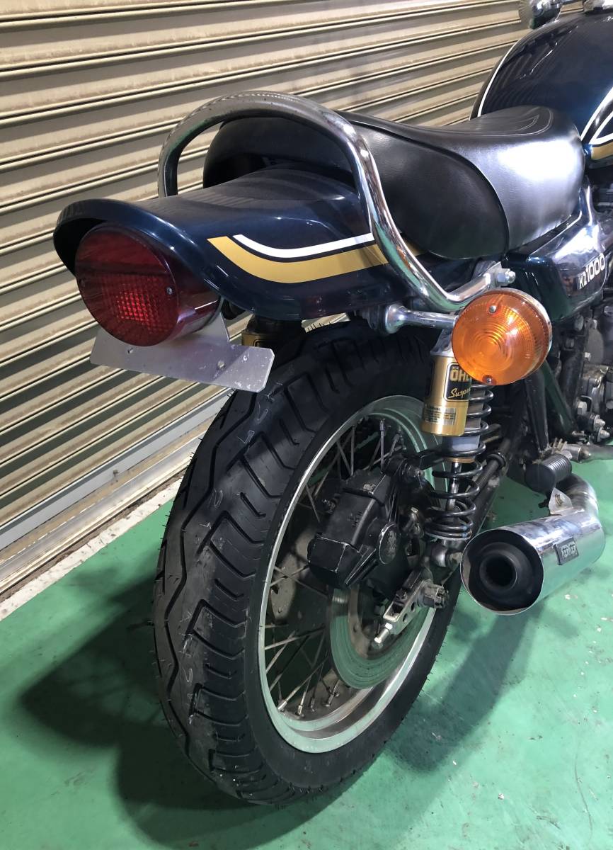 KZ1000 カスタム Z1ルック 青タイガー 書類付 国内登録済み Z1 KZ1000 Z1000MK2 KZ1000LTD Z1R Z2 KZ900_画像4