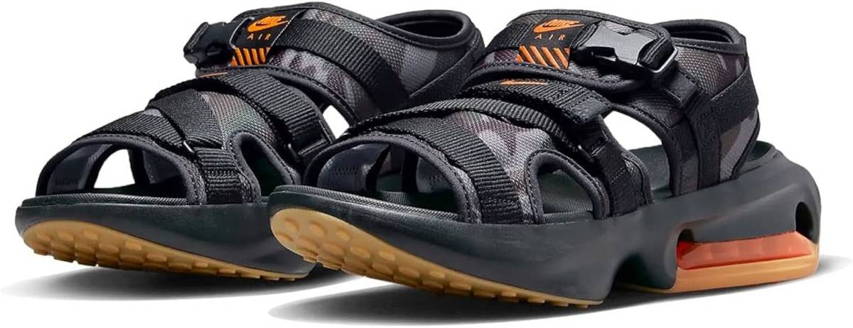29. Nike air max soru сандалии чёрный / пепел / orange FJ5446-010 NIKE AIR MAX SOL SANDAL скользящий сандалии 