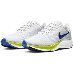 27㎝ ナイキ エア ズーム ペガサス 37 白/青/黄 BQ9646-102 NIKE AIR ZOOM PEGASUS 37 ランニングシューズ_画像1