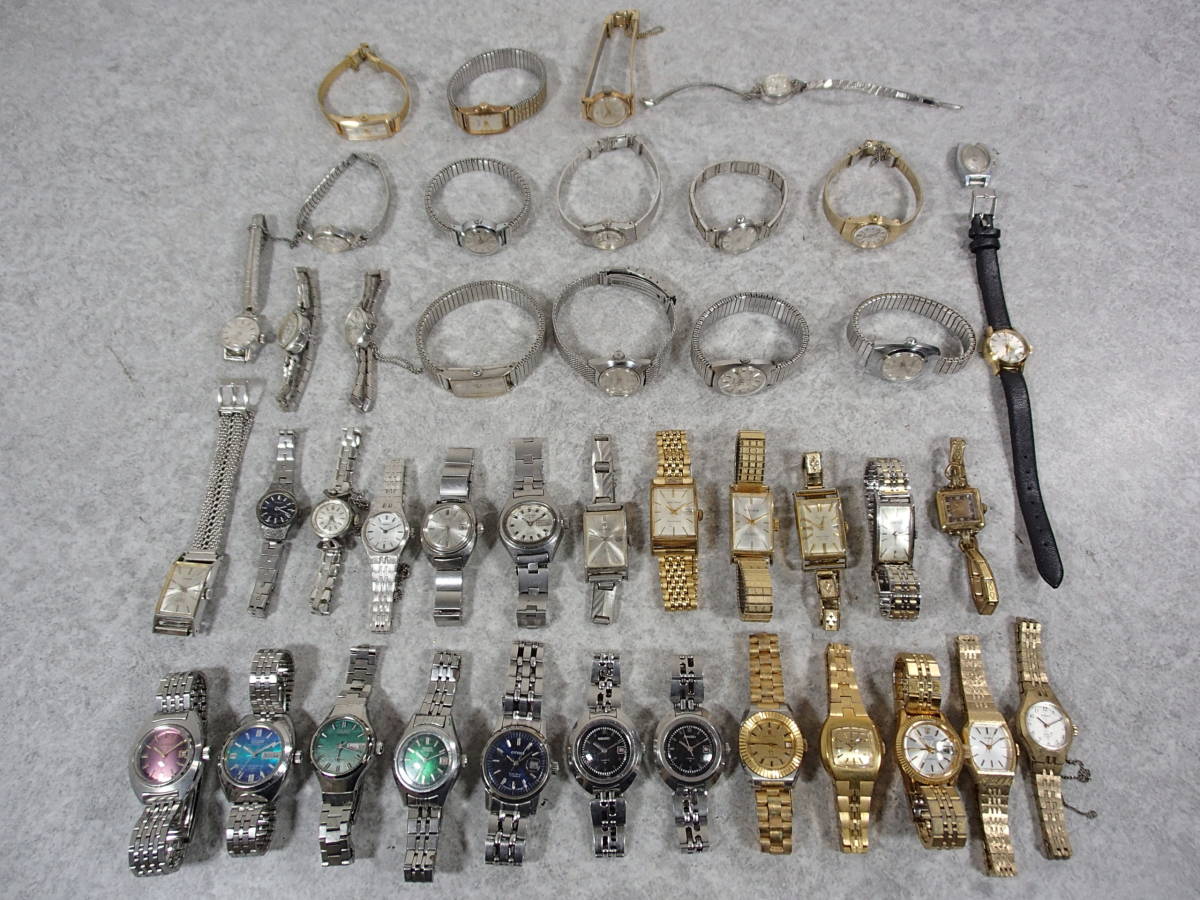 レディース機械式腕時計 大量 42点セット まとめ SEIKO/CITIZEN/RICOH/RADO/ENICARなど まとめて まとめ売り 手巻き 自動巻き