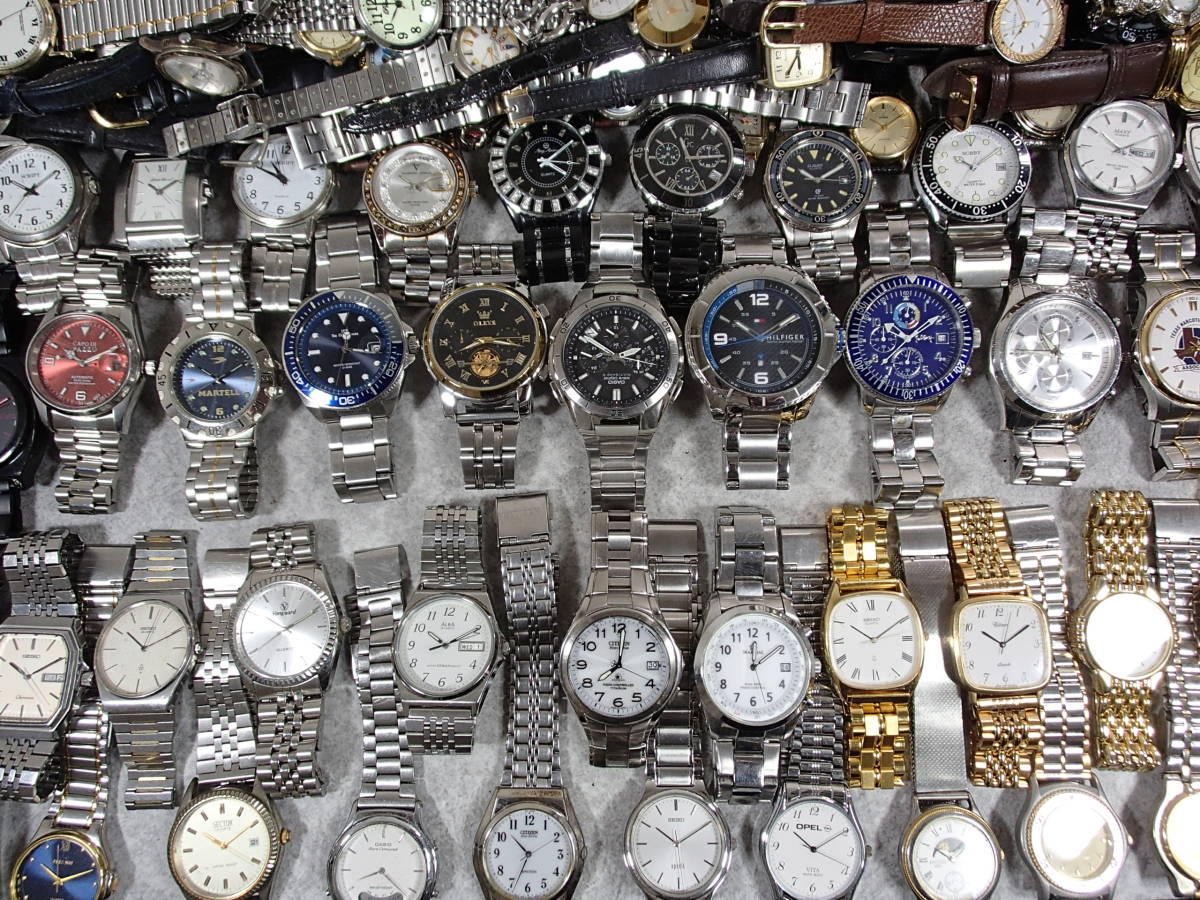 1010ジャンク腕時計 大量250点 14kg セット まとめ SEIKO/CITIZEN/CASIO/EMPORIO ARMANI/Calvin Klein/POLICE/MARC BY MARC JACOBS/agnis.b_画像7