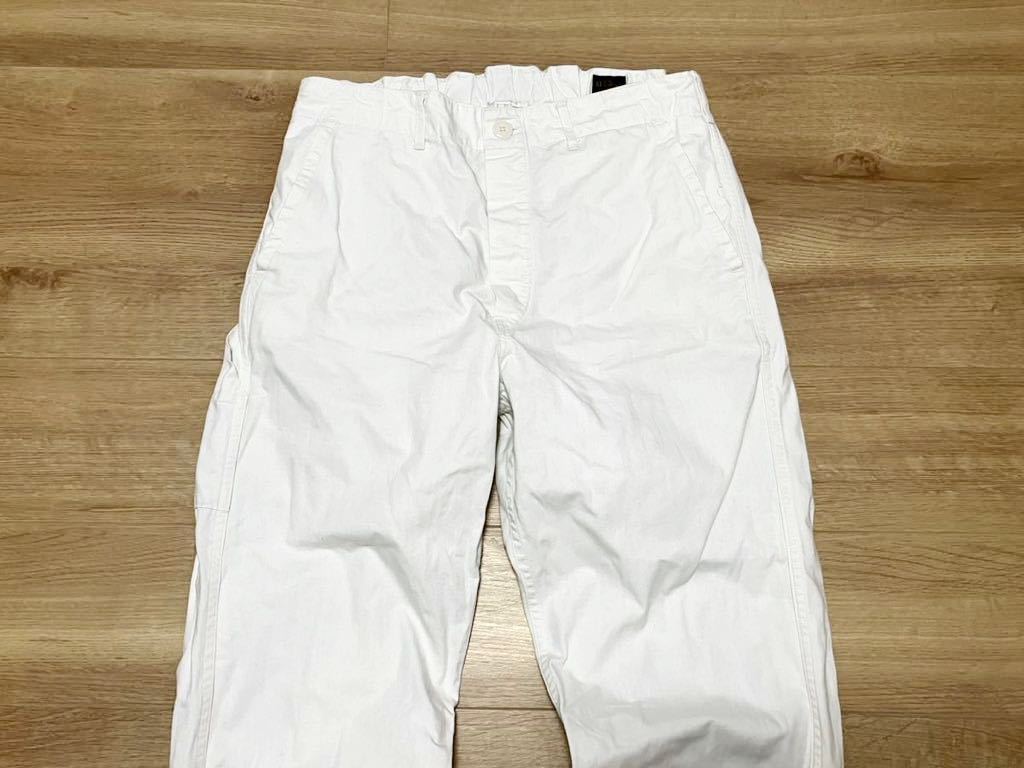 オアスロウor Slowホワイトボトムス　Lサイズ　白パンツ　日本製　ビームス_画像3