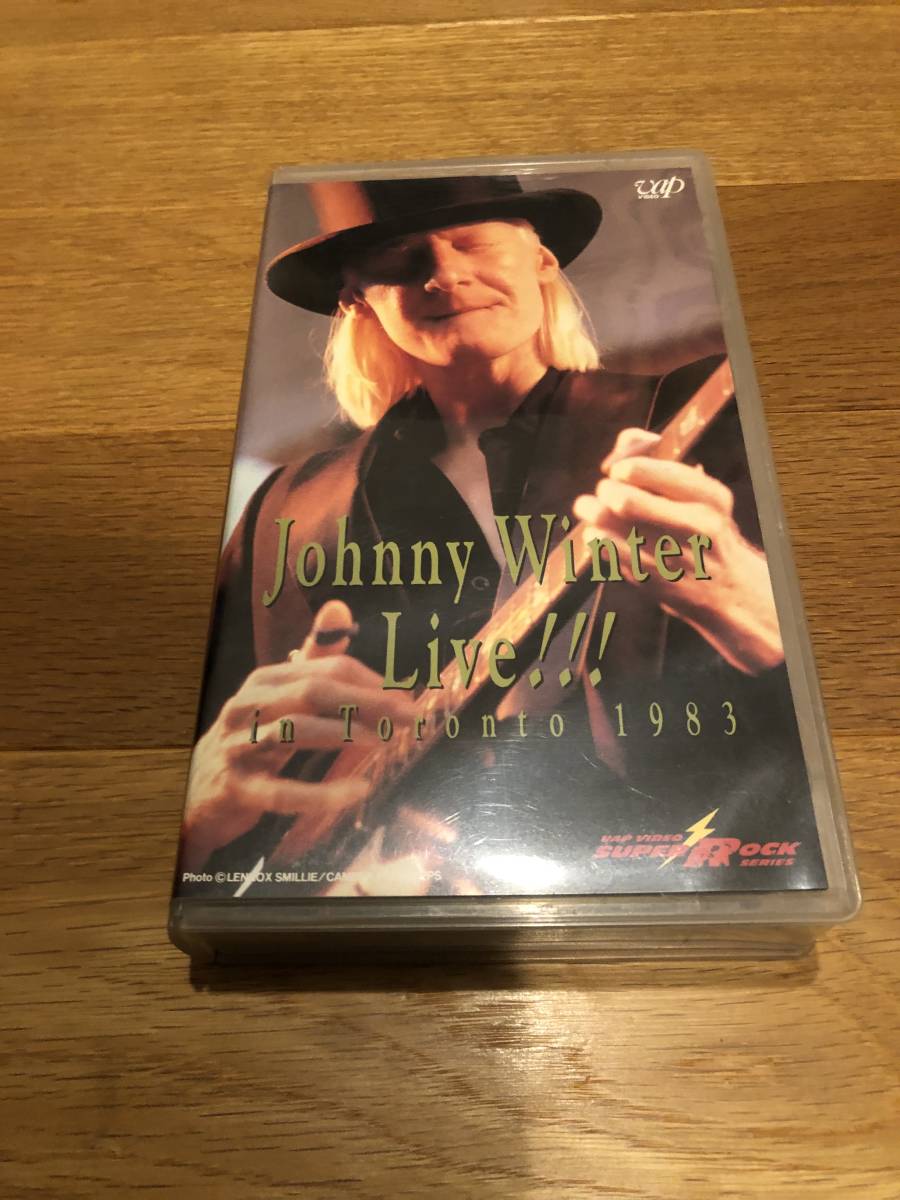 VHS ジョニー・ウィンター／ライヴ_画像1