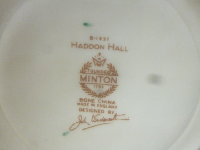 〓MINTON ミントン HADDON HALL ハドンホール マグカップ ペア 2客 洋食器 コーヒーカップ ティーカップ　ξ_画像9