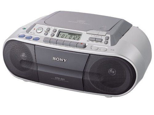 SONY CDラジカセ シルバー