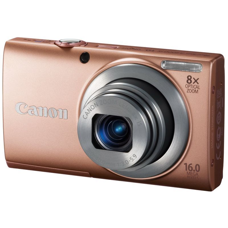 Canon デジタルカメラ PowerShot A4000IS ピンク 1600万画素 光学8倍ズーム PSA4000IS(PK)_画像1