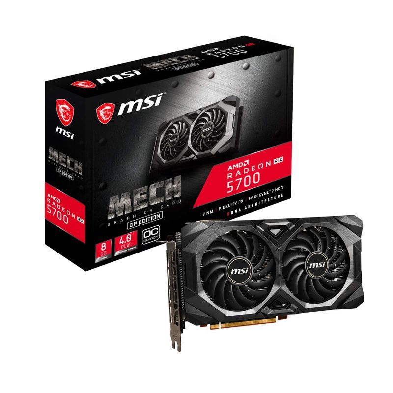 MSI Radeon RX 5700 MECH GP OC グラフィックスボード VD7152_画像1