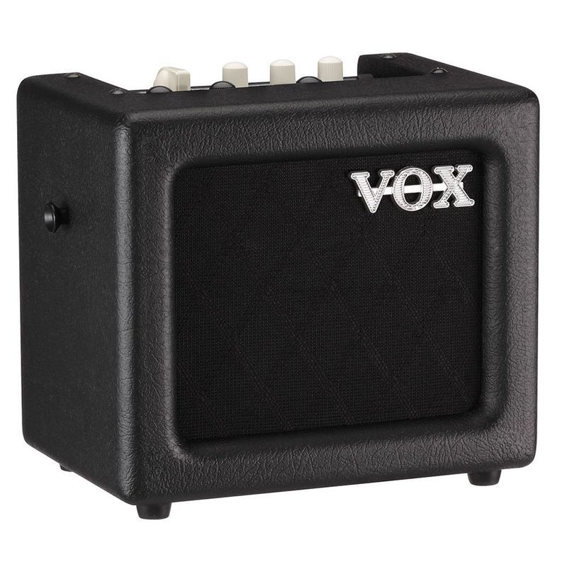 VOX ギター用 モデリングアンプ MINI3-G2 BK ブラック 自宅練習 ストリートに最適 持ち運び 電池駆動 マイク入力 MP3接続