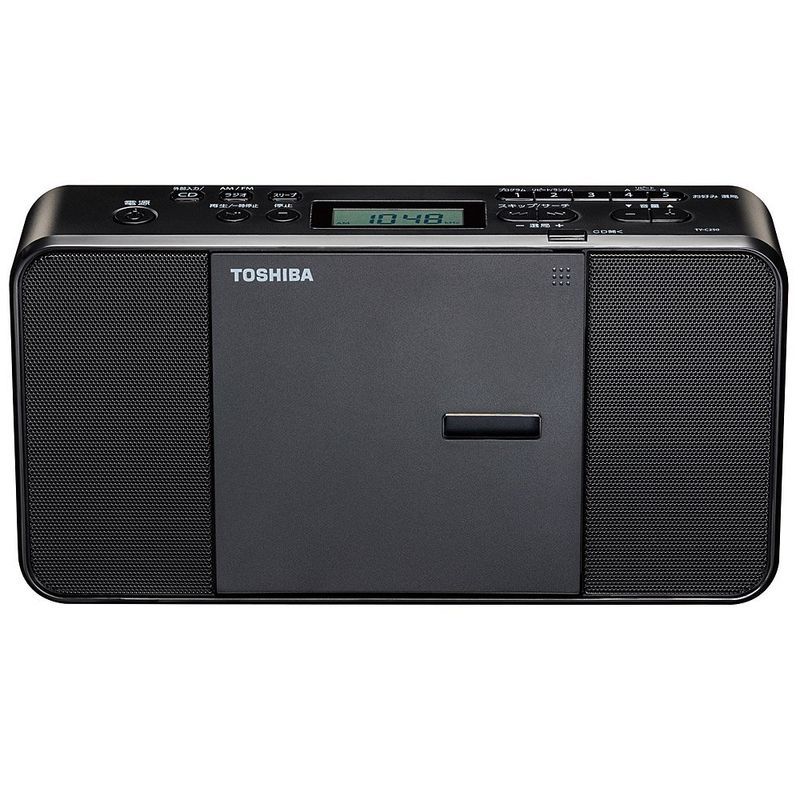 東芝 CD対応ラジオ（ブラック）TOSHIBA TY-C250-K