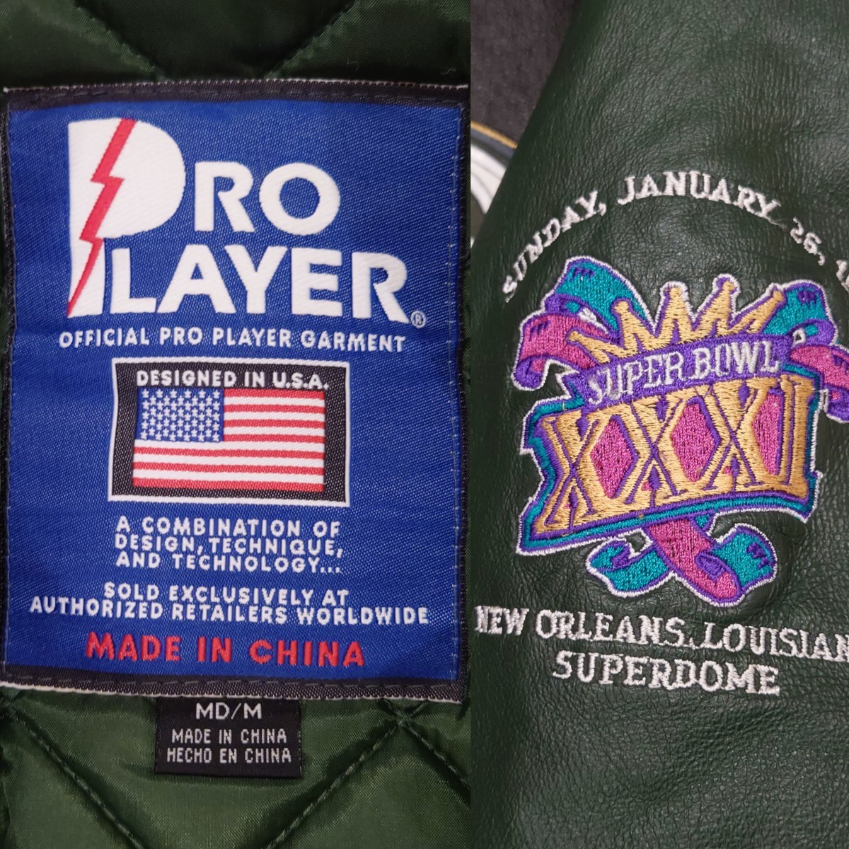 PRO LAYERS スタジャン レザージャケット green bay packers PRO LAYERS スタジャン レザージャケット green bay packers