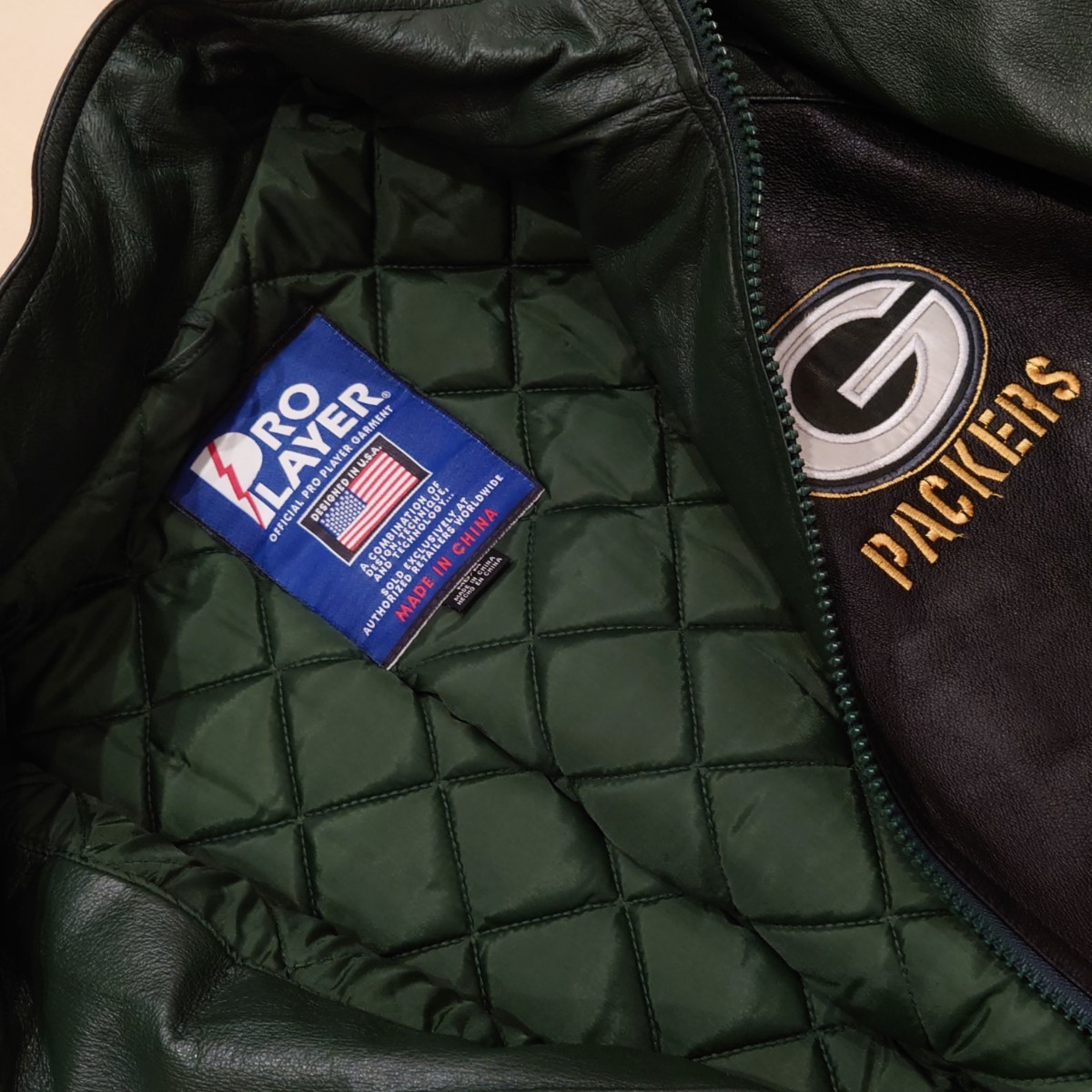 PRO LAYERS スタジャン レザージャケット green bay packers PRO LAYERS スタジャン レザージャケット green bay packers