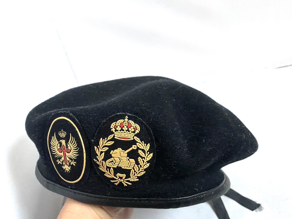 ウクライナ緊迫で ELOSEGUI（エロセギ）バスクベレー帽 ネイビー - 帽子