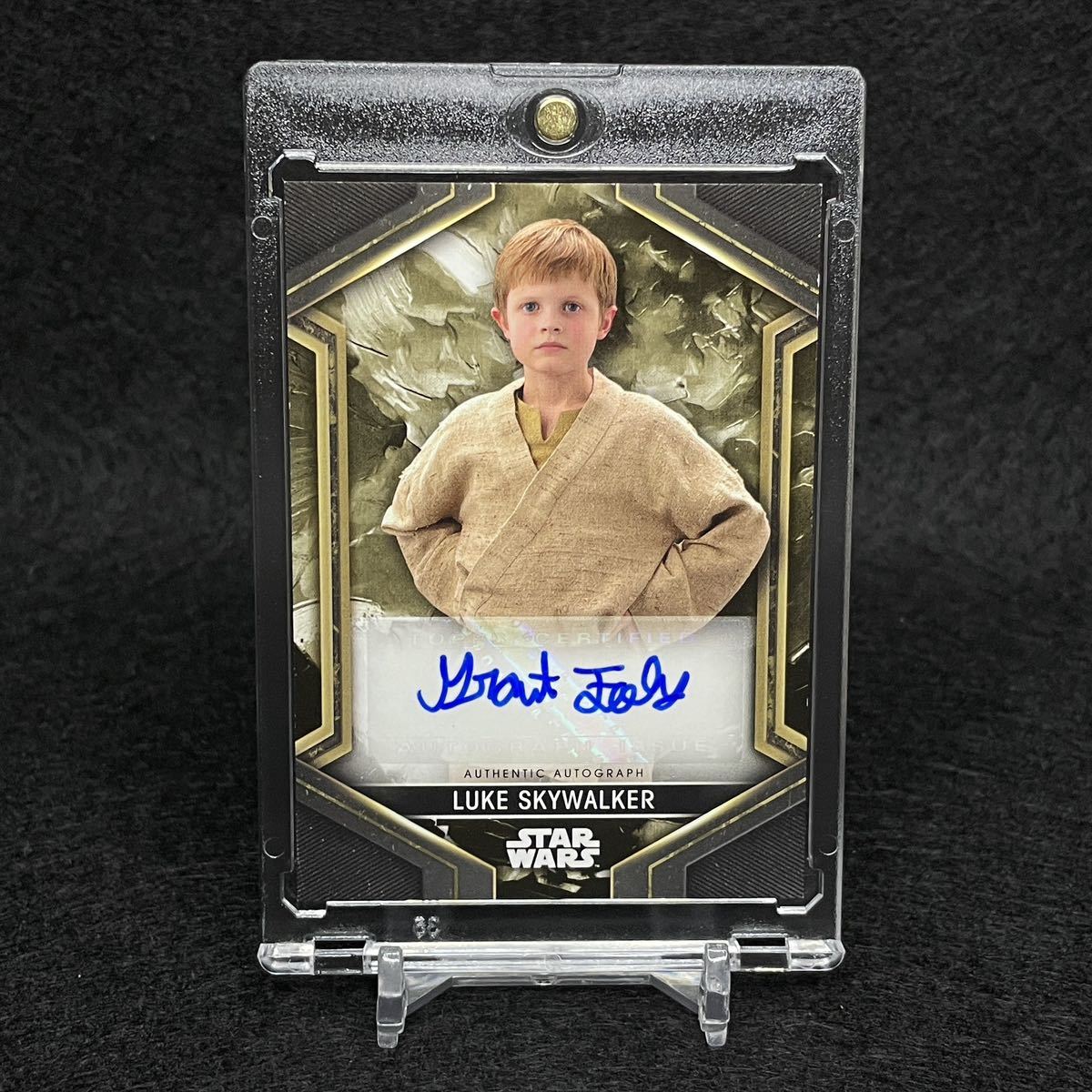 2023 Topps Star Wars Obi-Wan Kenobi Grant Feely as Luke Skywalker グラント・フィーリー ルークスカイウォーカー役 直筆サインカードの画像1