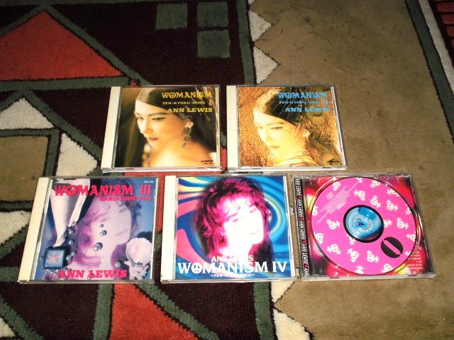 CD 5枚セット【アン・ルイス/WOMANISM ⅠⅡⅢⅣ＋OUTTAKES】ANN LEWIS/アンルイス/ベスト/1＋2＋3＋4＋アウトテイクス/4枚/の画像1