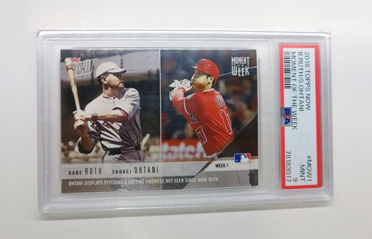 大谷翔平 /ベーブ・ルース 2018 Topps NOW Shohei Ohtani / Babe Ruth