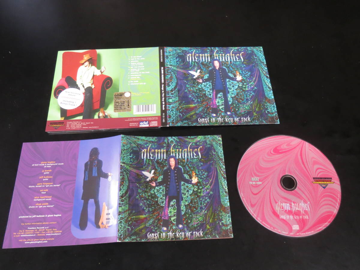 Glenn Hughes - Songs in the Key of Rock 輸入盤デジパックCD（ヨーロッパ FR CD 148D, 2003）