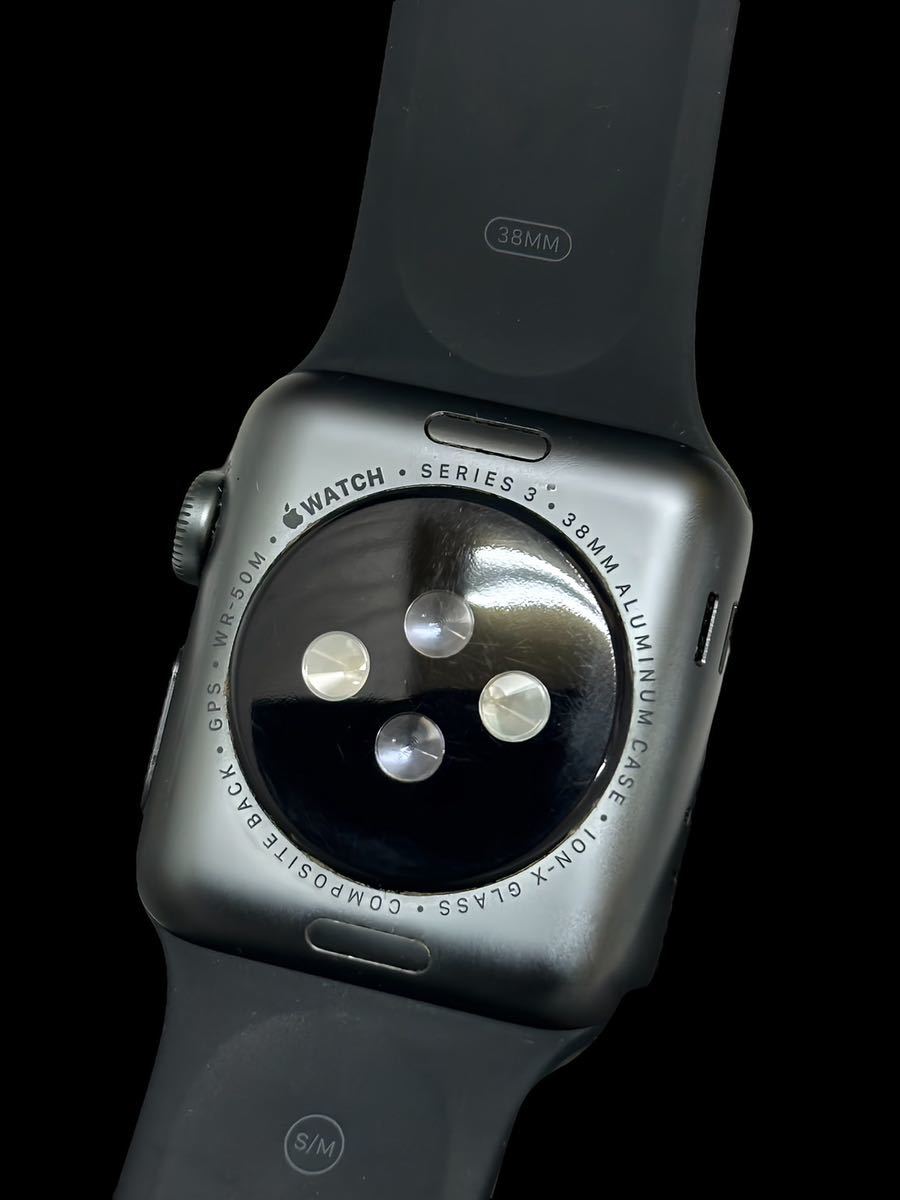 Apple Watch Apple Watch Series 3 ブラックスポーツ GPSモデル 38mm