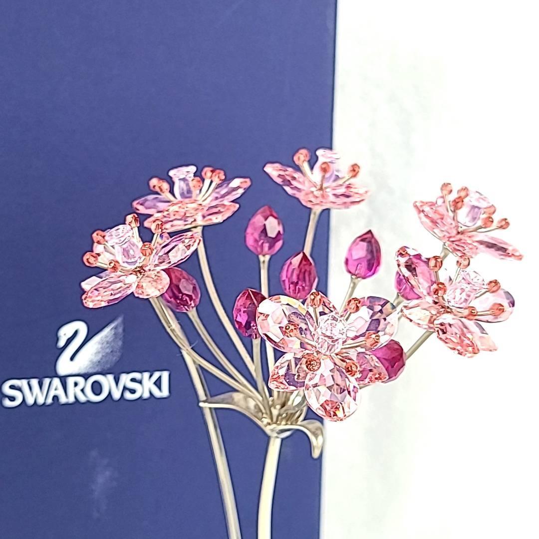 美品 スワロフスキー SWAROVSKI パラダイスフラワー Dalisa 花 置物 