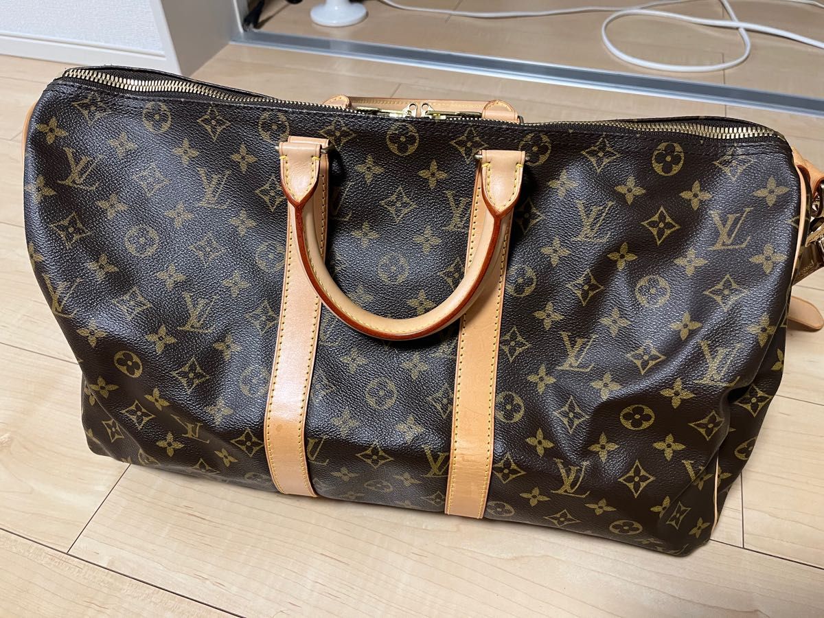 美品】LOUISVUITTON ルイヴィトン キーポル・バンドリエール45｜PayPay