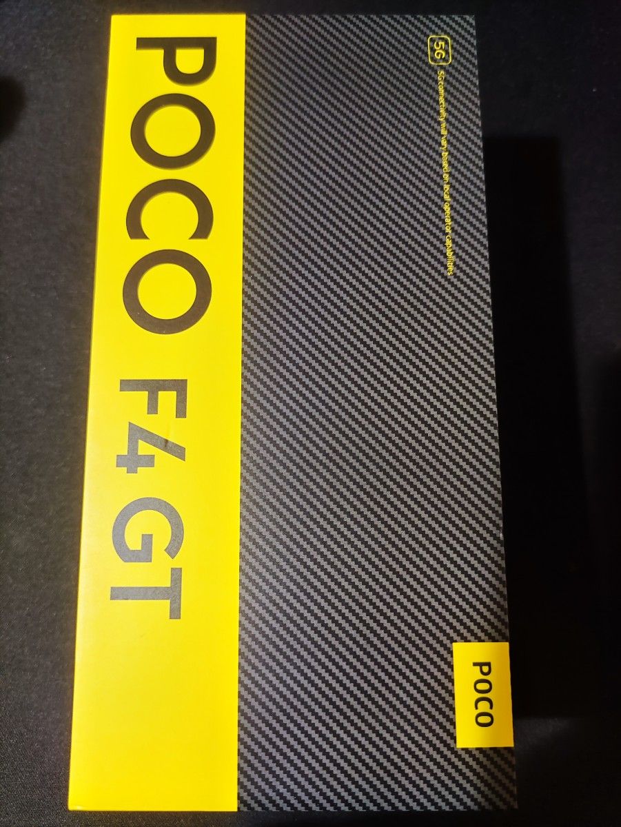 国内版 12GB/256GB POCO F4GT SIMフリー サイバーイエロー