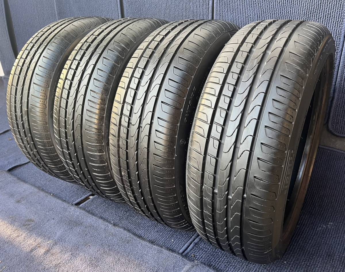 【2021年製造　9/9/8.5/8.5分山】ピレリ PIRELLI Cinturato P7 4本 205/50R17 ランフラット ASP1370_画像1