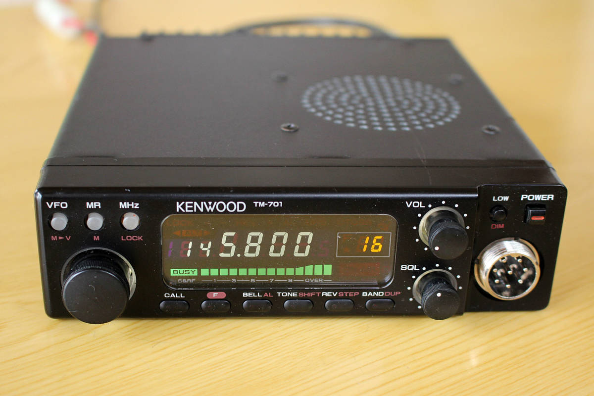 □KENWOOD TM-701 144/430MHz 10W機□-