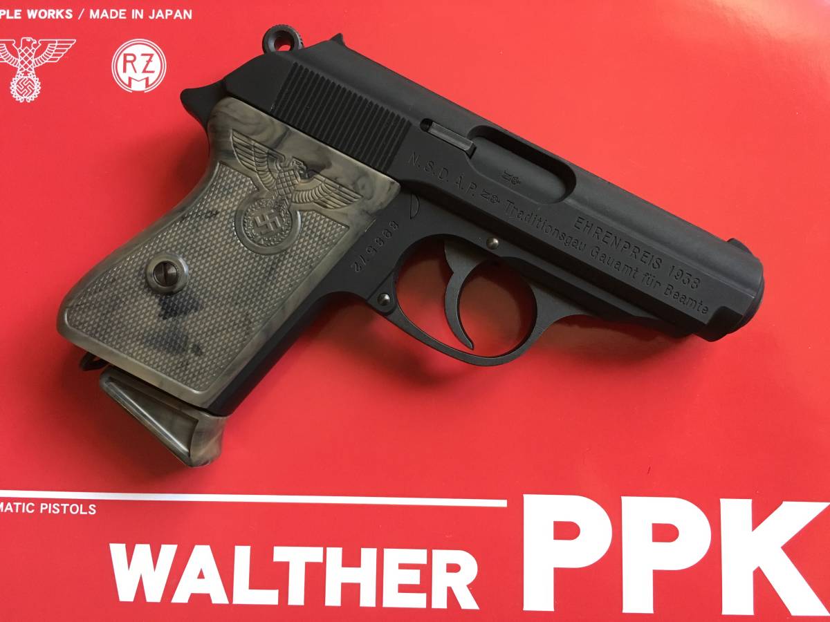 CAW MULE カスタム　ワルサー PPK　N.S.D.A.P.　ハンマーブロック 付