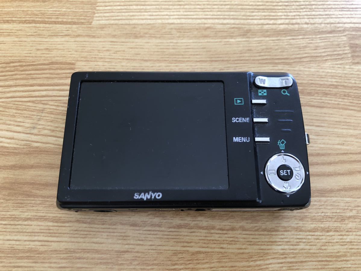 動作確認済◆三洋電機 SANYO デジタルカメラ DSC-X1260 ブラック 付属品有り◆送料無料_画像3