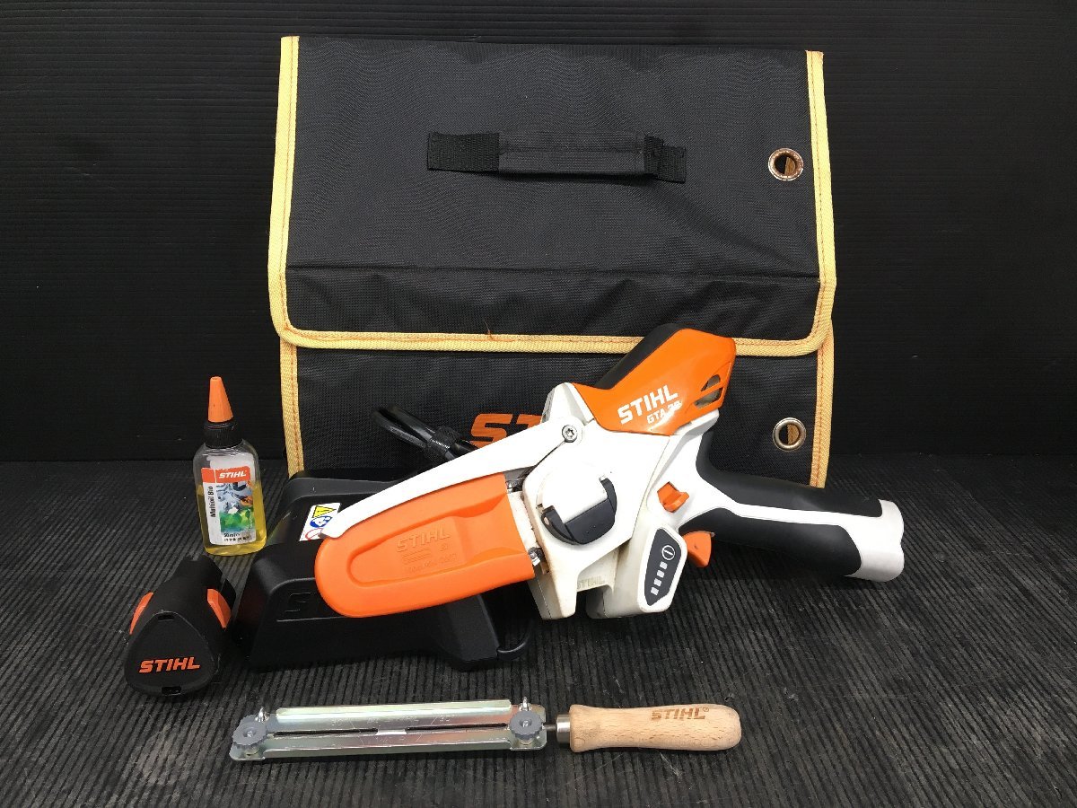 【中古品】★STIHL バッテリー ガーデンカッター GTA26 ITC726DRDTRK