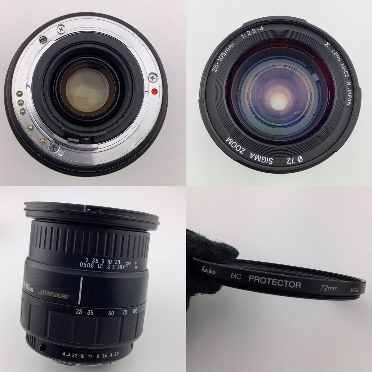 カメラ&レンズ　セット　PENTAX MZ-10 フィルムカメラ　100-300mm レンズ　SIGMA 28-105 mm レンズ　【S80053-57】_画像9