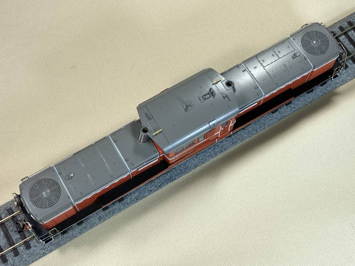 美品 天賞堂 HO ＤＤ５１ ８４２号機 (高崎・お召仕様・黒Hゴム・ＪＲ時代・品番73016) カンタムサウンド搭載モデル _画像4