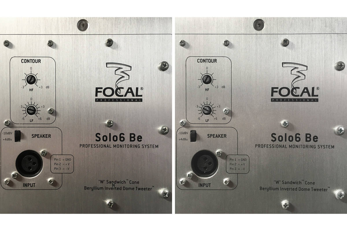 FOCAL PROFESSIONAL SOLO6 BE フォーカル プロフェショナル パワードスタジオモニター (ペア) 中古品 非常に良い状態STUDIO MONITORS VGC_画像5