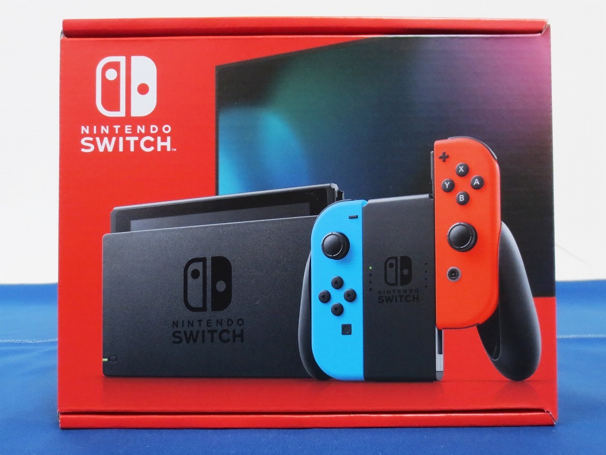 1円～☆未使用☆Nintendo Switch本体≪4≫ バッテリー長持続モデル