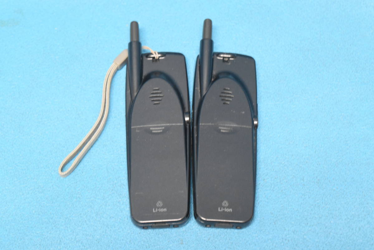 JRC/日本無線(WILLCOM)　PHS電話機 2台セット 【AH-J3003S(B)】　◆N-530-4(1028)◆_画像3