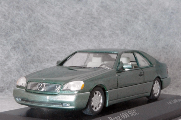 ● 1/43 メルセデス ベンツ 〓 600SEC ( C140 ) / 1992年 グリーン メタリック 〓 Mercedes_画像1
