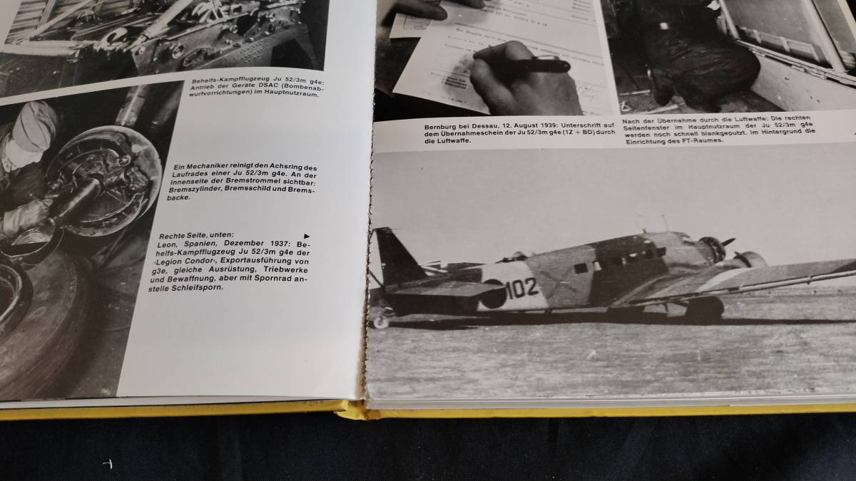 ■DIE JU 52■im Zweiten Weltkrieg 洋書 ドイツ軍　飛行機　歴史 1976年 古書　第二次世界大戦　空軍_画像5