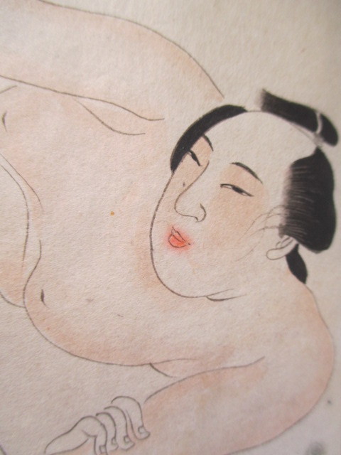 ◆TA8154◆古い春画/木版画/枕絵/現状渡し品/レターパックライト発送/3点_画像5