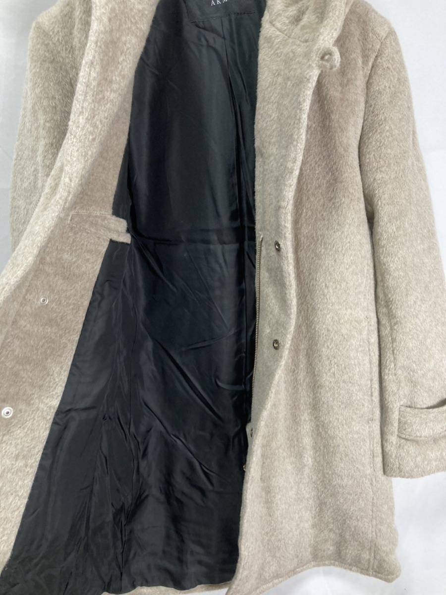 AKM ALPACA SHAGGY WRAP ROPE COAT альпака мохнатый LAP пальто обычная цена 137,500 иен 