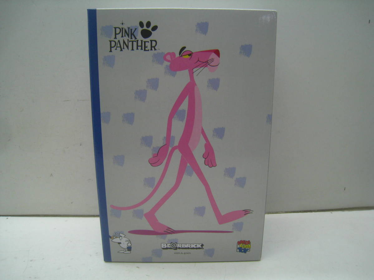 直送商品 ○BE@RBRICK/ベアブリック 未開封品 400% & 100% PINKPANTHER