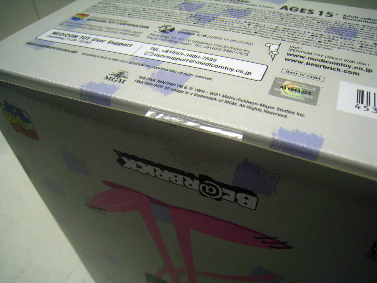 *BE@RBRICK/ Bearbrick PINKPANTHER/ Pink Panther 100% & 400% unopened goods 